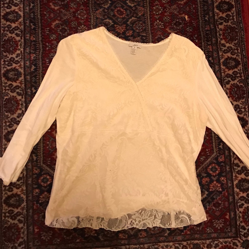 J.jill lace shirt